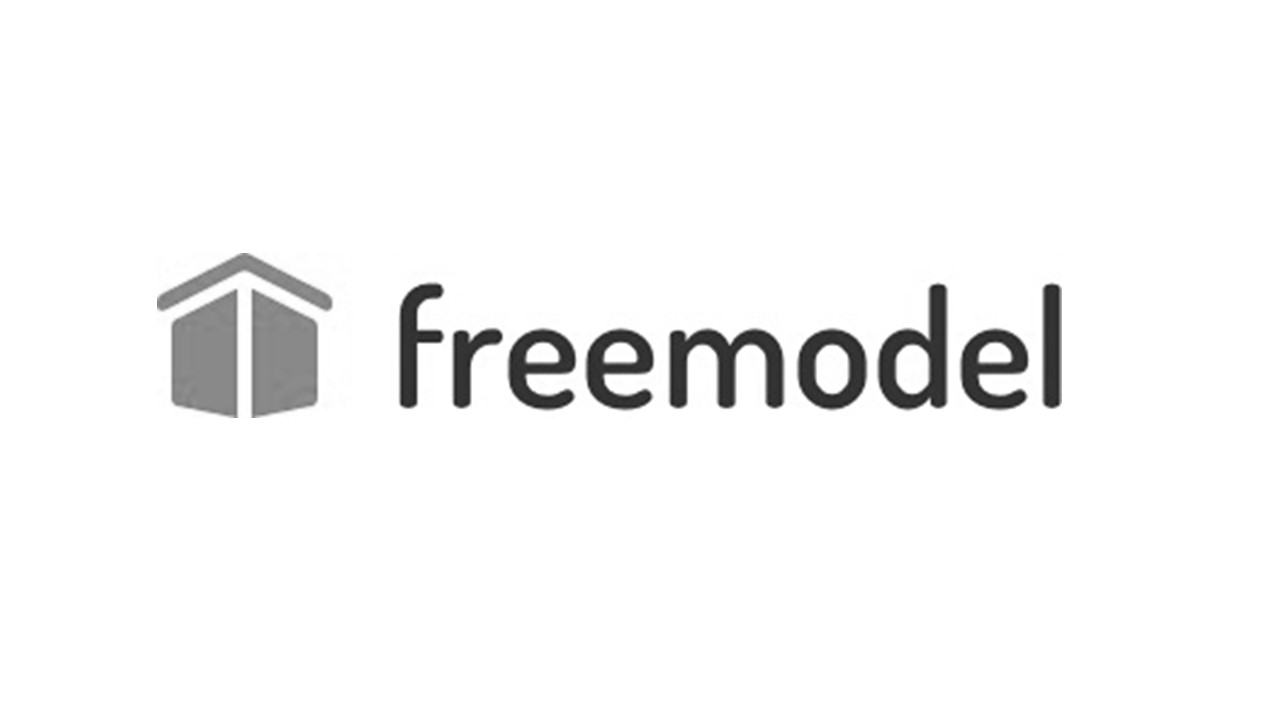Freemodel Logo B-W
